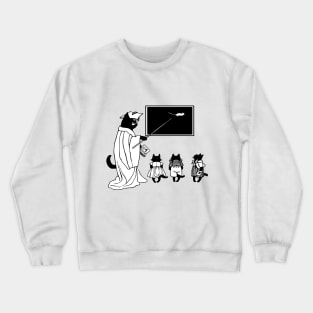 School Cats Teacher Crewneck Sweatshirt